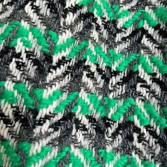 Vintage Leather-trimmed Wool Coat, 1970s - Picture 6 of 11